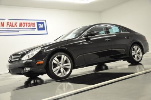 2009 black navigation heated cooled leather sunroof park assist clean cls 10