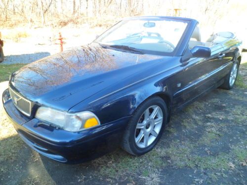 2001 volvo c70 convertible 2.3 liter 5cylinder turbo w/air conditioning