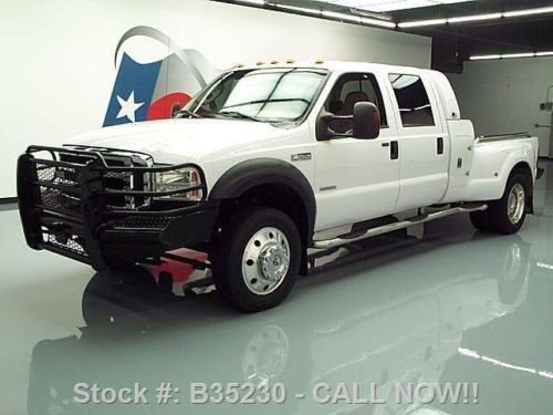2007 ford f550 lariat crew diesel dually hauler tow 91k texas direct auto