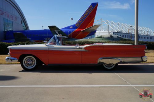 1959 ford galaxie 500 skyliner retractable / complete restoration