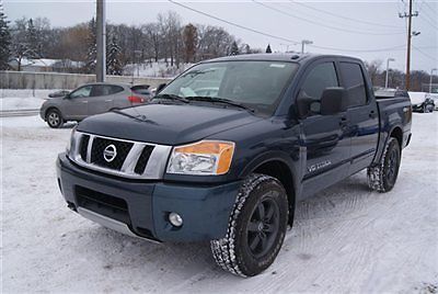 Pre-owned 2013 titan cc pro-4x, premium and luxury packages, nav, 7283 miles