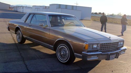 1981 chevrolet caprice classic coupe no reserve