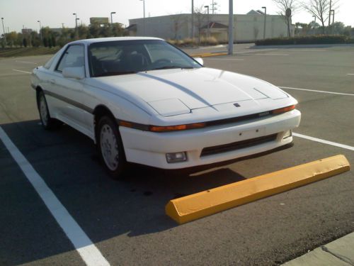 1986.5 supra, white, great condition, 121,000m  my mom was the only other owner!