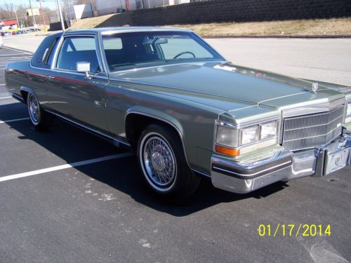 1985 cadillac fleetwood brougham coupe 2-door 4.1l