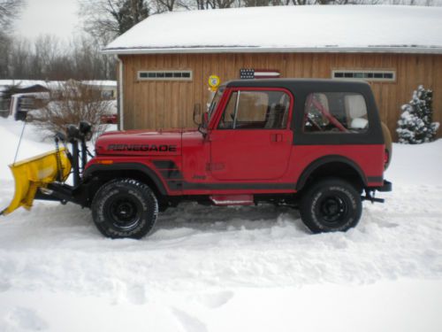 1985 jeep cj7 with fisher snow plow