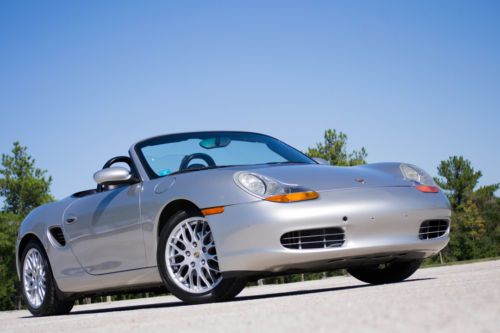 2001 porsche boxster roadster - no reserve - 2 owners from new &amp; clean carfax!