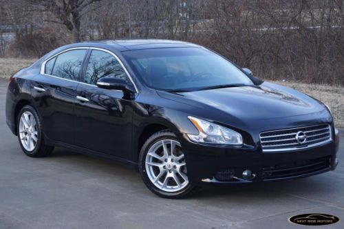 6-days *no reserve* &#039;10 nissan maxima sv pano roof nav dvd 1-owner *great deal*