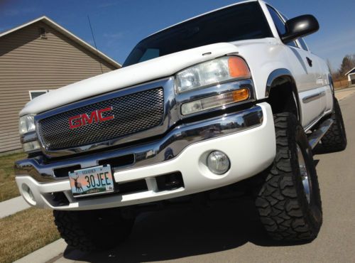 2004 gmc sierra z71 4x4 -lift, air intake, exhaust, nice, 54,000 miles, pictures