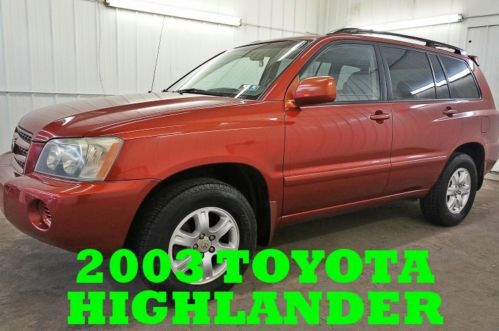 2003 toyota highlander  4wd  one owner must see wow nice!!!