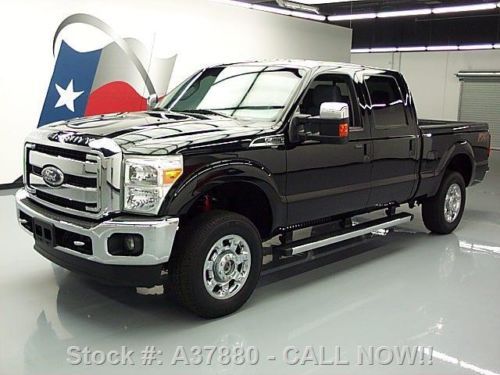 2012 ford f-250 crew 6.2l fx4 4x4 6-pass side steps 19k texas direct auto