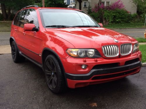 2004 bmw x5 4.8is - imola red * cargo sliding tray *  cheapest 4.8is on ebay !!!