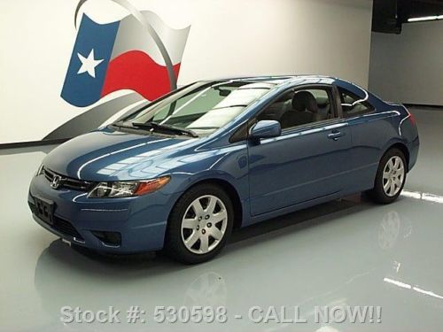 2008 honda civic lx coupe automatic rear spoiler 72k mi texas direct auto