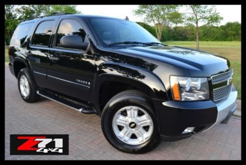 2007 chevrolet tahoe z71 4x4 leather, navigation, sunroof, rear cam,dvd carfax