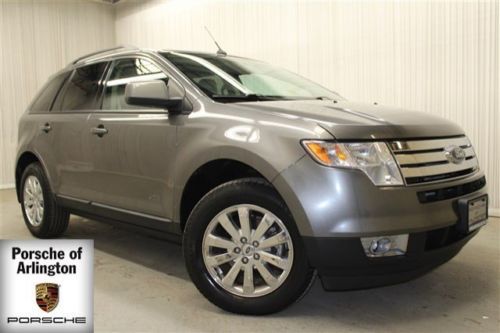 2010 ford edge sel leather one owner suv clean low miles parking sensors grey