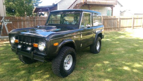 1972 ford bronco 4x4 sport early bronco  302 v8 worldwide no reserve auction