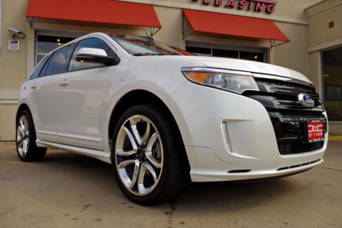 2013 ford edge sport, leather, navigation, 22&#034; alloy wheels, panorama moonroof!