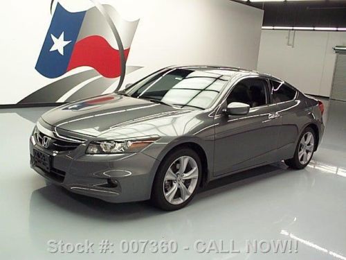 2011 honda accord ex-l v6 coupe sunroof htd leather 42k texas direct auto
