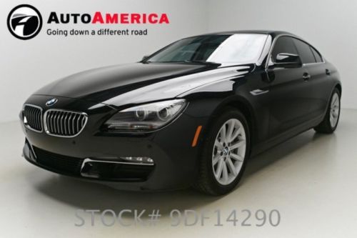 2013 bmw 6 series 640i 17k low miles nav rearcam vent leather sunroof hud aux