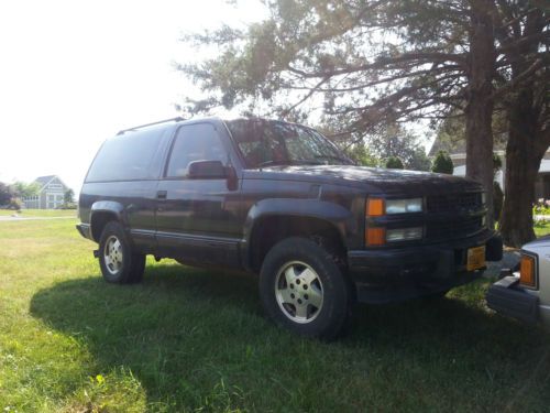 Rare 1995 chevrolet tahoe 2 door turbo diesel 6.5l (95 gmc yukon / chevy blazer)