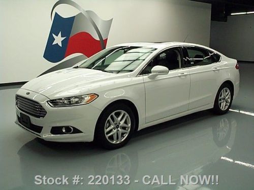 2013 ford fusion se ecoboost htd leather sunroof 32k mi texas direct auto