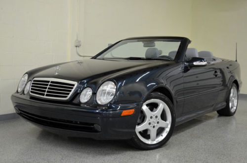2002 clk 430 black opal with ash with 19,279 documented miles!!