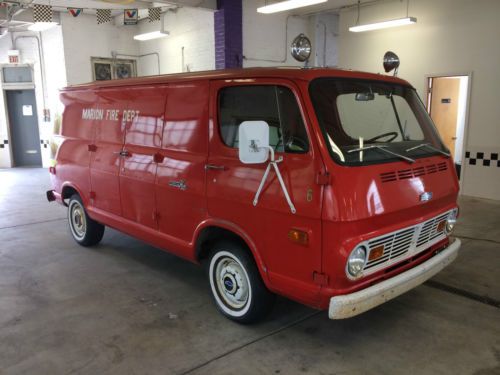 1969 chevy s10 van with 7,700 original miles!