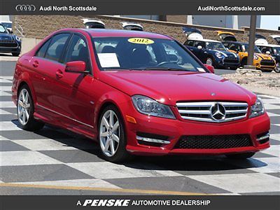 2012 mercedes c250 27k miles sun roof bluetooth one owner no accidents financing