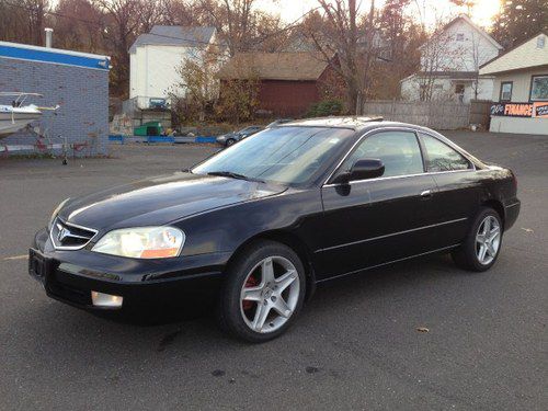2001 acura cl type-s coupe 2-door 3.2l *black on black:*exc condt:*no reserve*