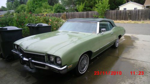 1972 buick skylark custom convertible 1 owner california classic  72,084 miles