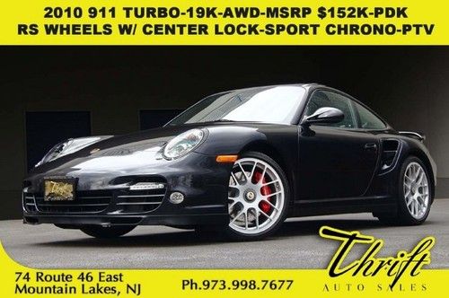 10 911 turbo-19k-awd-msrp $152k-pdk-rs wheels w/ center lock-sport chrono-ptv