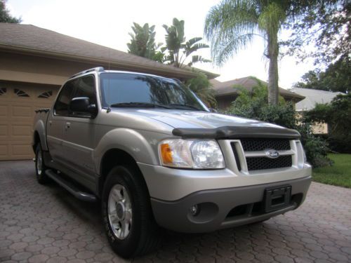 2002 ford explorer sport trac 2wd leather cd alloys towing luggage rack pristine