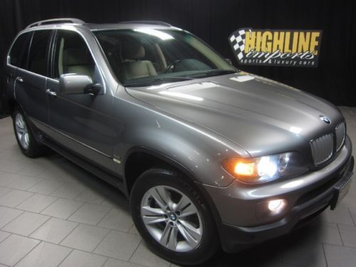 2005 bmw x5 4.4i, 282hp v8, all-wheel-drive, navigation, pano roof, heated leath