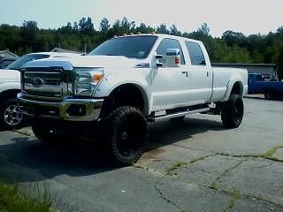 2011 Ford F350 Crew Lariat Diesel Lifted, image 1