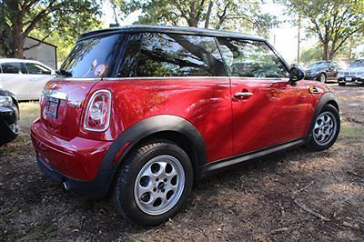 Mini cooper base low miles 2 dr coupe manual gasoline 1.6l 4 cyl chili red