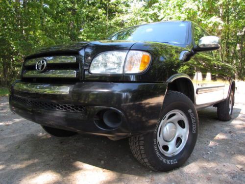 03 toyota tundra sr5 4wd accesscab v6 3.4l 5speed nopaint 1-owner clean carfax!!
