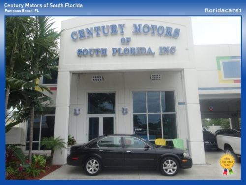 2002 nissan maxima gxe low miles non smoker leather 1 owner fl niada certified