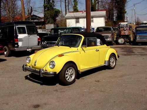 1979 volkswagon super beetle convertible really nice car ground up restored