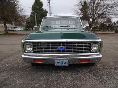 1972 chevrolet truck survivor 1 owner 72 chevy cheyenne big block 402 79k miles