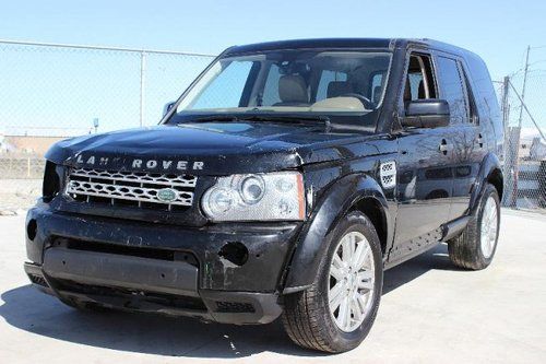 2011 land rover lr4 hse luxury damaged salvage loaded low miles export welcome!!