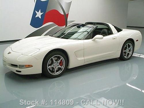 2002 chevy corvette auto 350hp ls1 v8 chrome wheels 54k texas direct auto