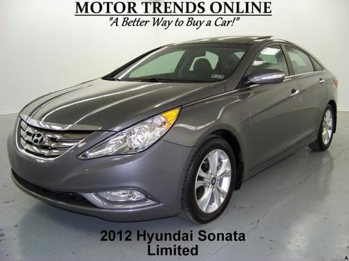 Limited 2.4l navigation rearcam sunroof leather htd seats 2012 hyundai sonata 4k