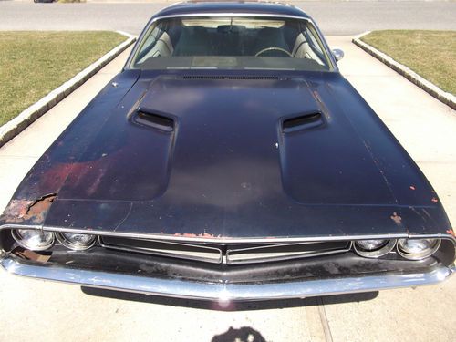 1971 dodge challenger 340 r/t numbers matching black &amp; gold car