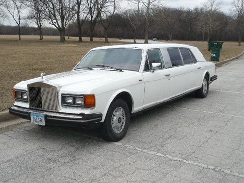 1983 rolls royce  silver spirit  limousine 38" stretch