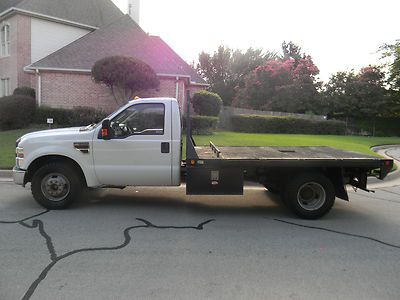 08 f350 superduty 6.4l diesel dually flatbed xl automatic