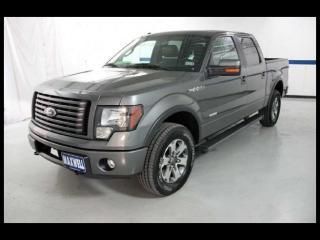 12 ford f150 4x4 crew cab fx4 navigation, leather, sunroof, ecoboost! we finance