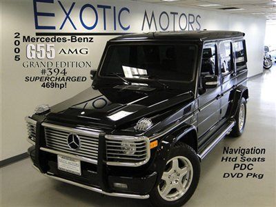 2005 mercedes g55 amg grand-edition#394 suprchargd nav dvd-pkg pdc htd-sts 469hp