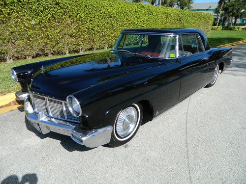 1956 continental mark ii raven black red and grey interior ice cold a/c ps pb pw
