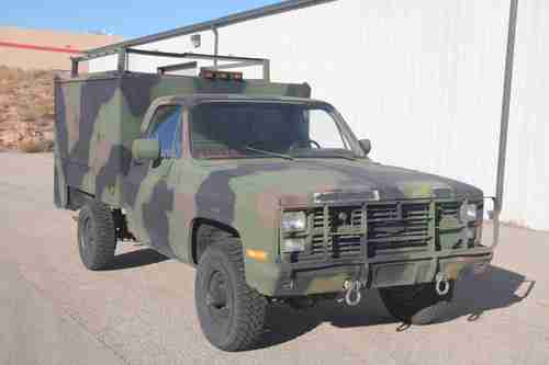 Purchase used M-1031 Contact Truck: 1986 6.2 Liter Chevy ...
