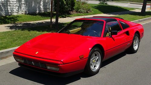 Ferrari 328 gtsi red tan in spectacular show condition serviced new clutch best
