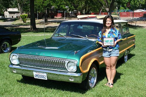 1962 ford falcon squire wagon...a restored beauty